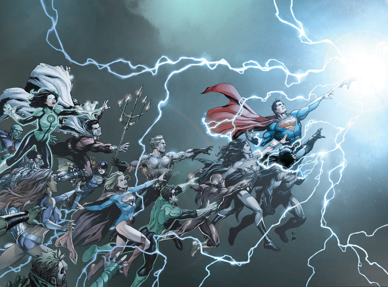 DC Universe: Rebirth cover by Gary Frank and Brad Anderson